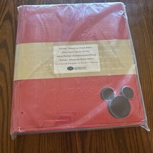 Disney Creative Memories Album Red & Black‎ 12.5 X 14 with 16 Pages Picfolio New